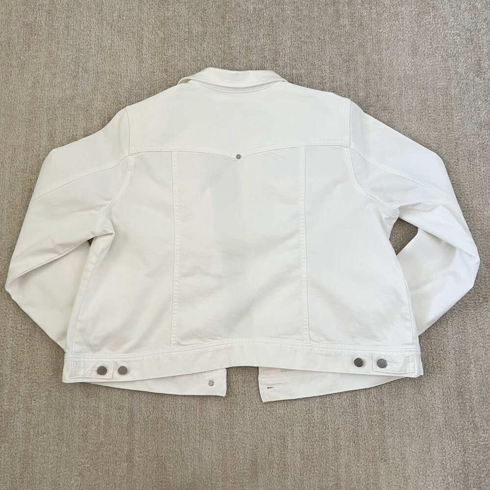 Liverpool White Denim Jeans Jacket 2X - Picture 4 of 12